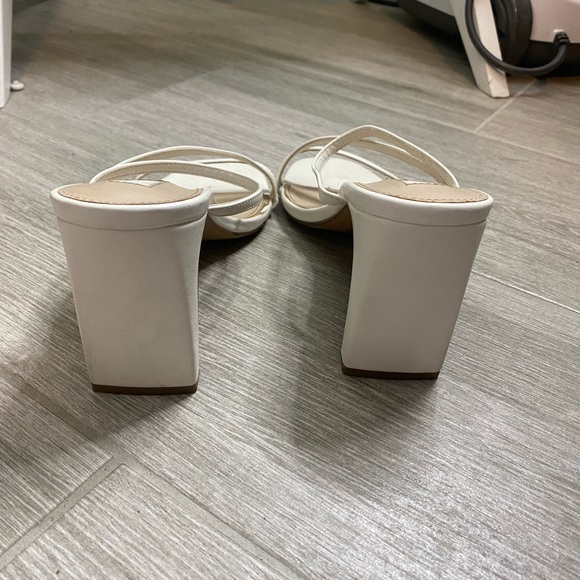 Forever 21 White Strappy Heels - Picture 6 of 7